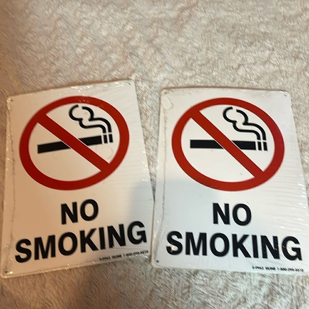 No smoking signs bundle